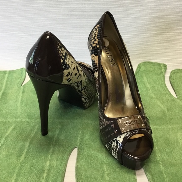 Guess Shoes - Guess Striking Peep Toe Heels